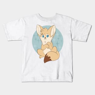 Fennec fox desert fox shy Kids T-Shirt